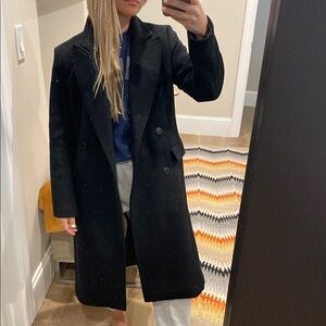 EUC Chic GAP Long Wool Blend Coat XSP